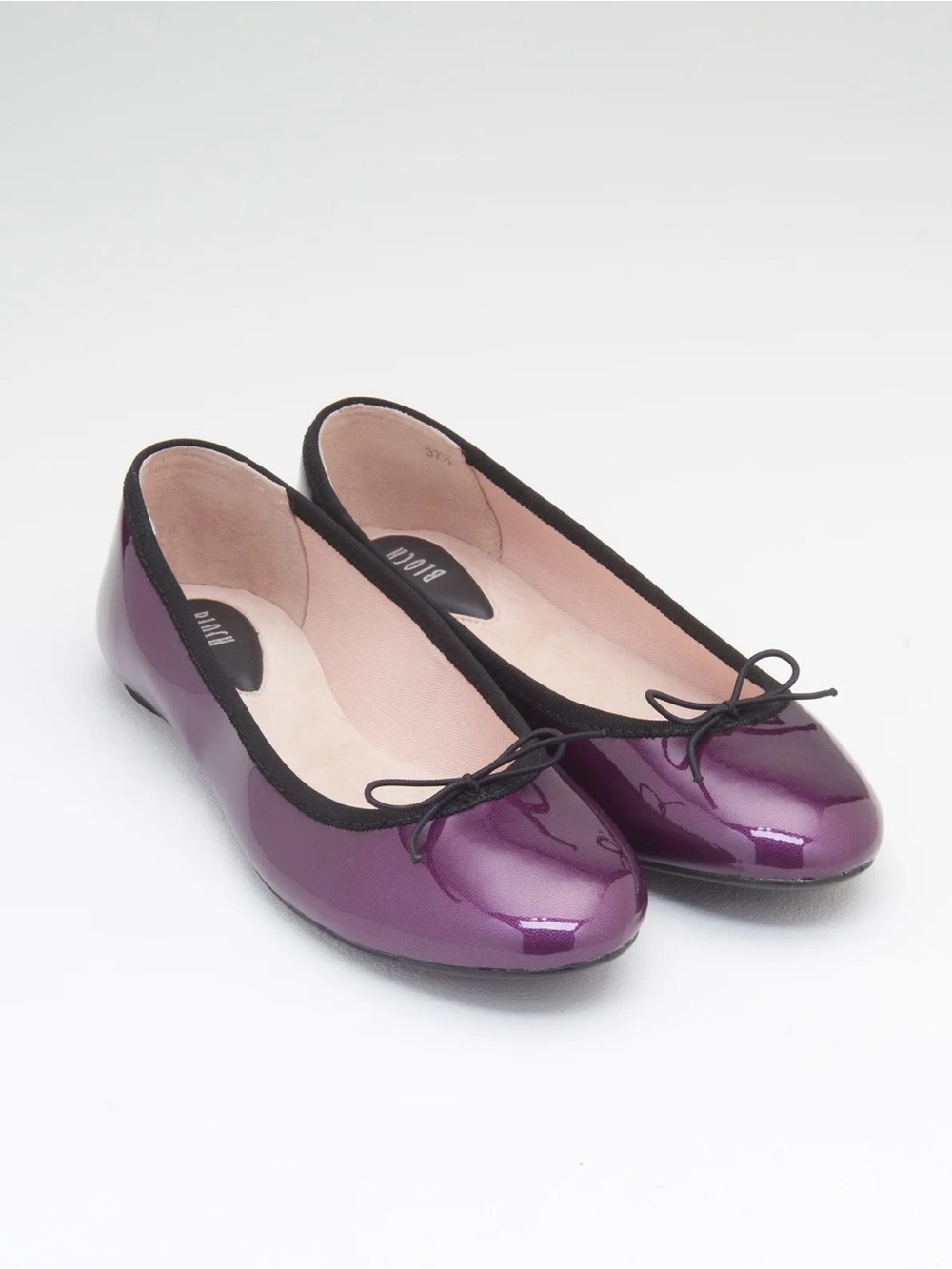 New ~ Bloch Streetwear Ballet Flats in Patent Purple.